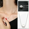 thumbnail image 1 of XIAQUJ Pearl Necklace Women's Fashion Simple Pendant Short Single Layer Collarbone Chain Necklaces & Pendants A, 1 of 7