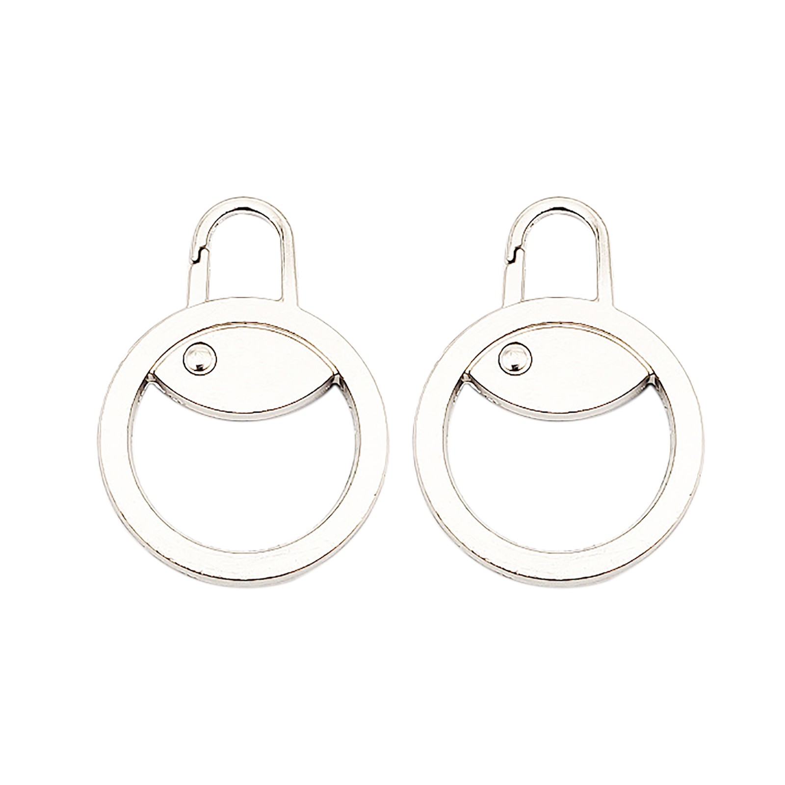 XIAQUJ Round Pull Tab Pendant Detachable Zipper Head Zipper Locking