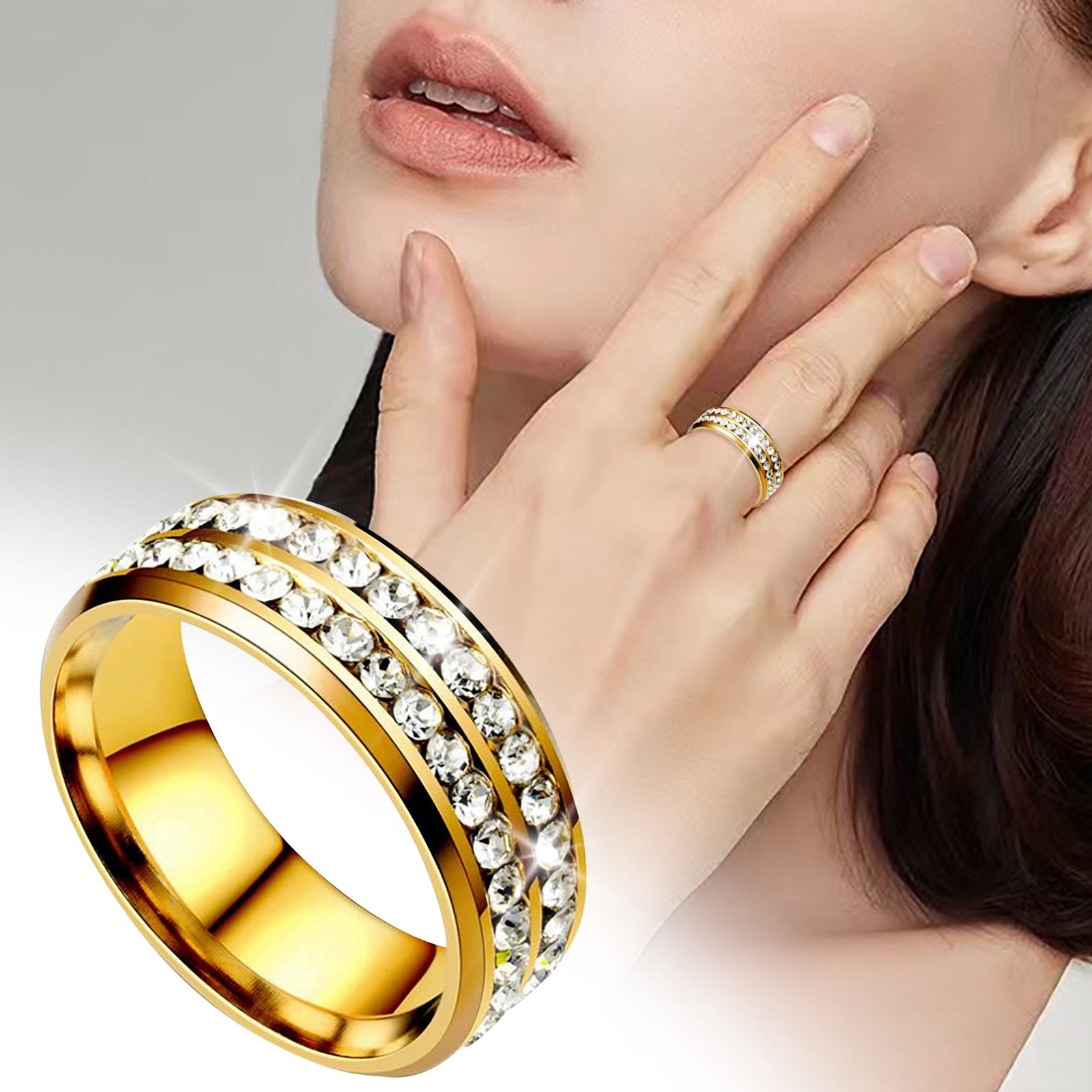 Buy online Gold Tone Ring from fashion jewellery for Women by Vighnaharta  for ₹310 at 77% off | 2024 Limeroad.com