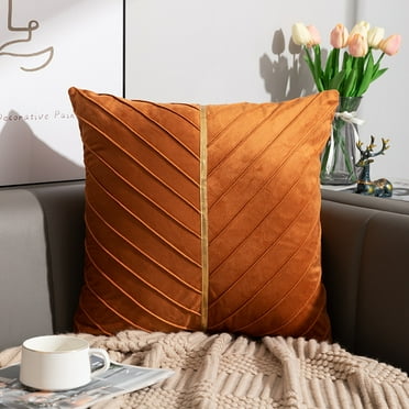 Efavormart Set Of 4 | 18" White/Gold Foil Geometric Print Throw Pillow ...