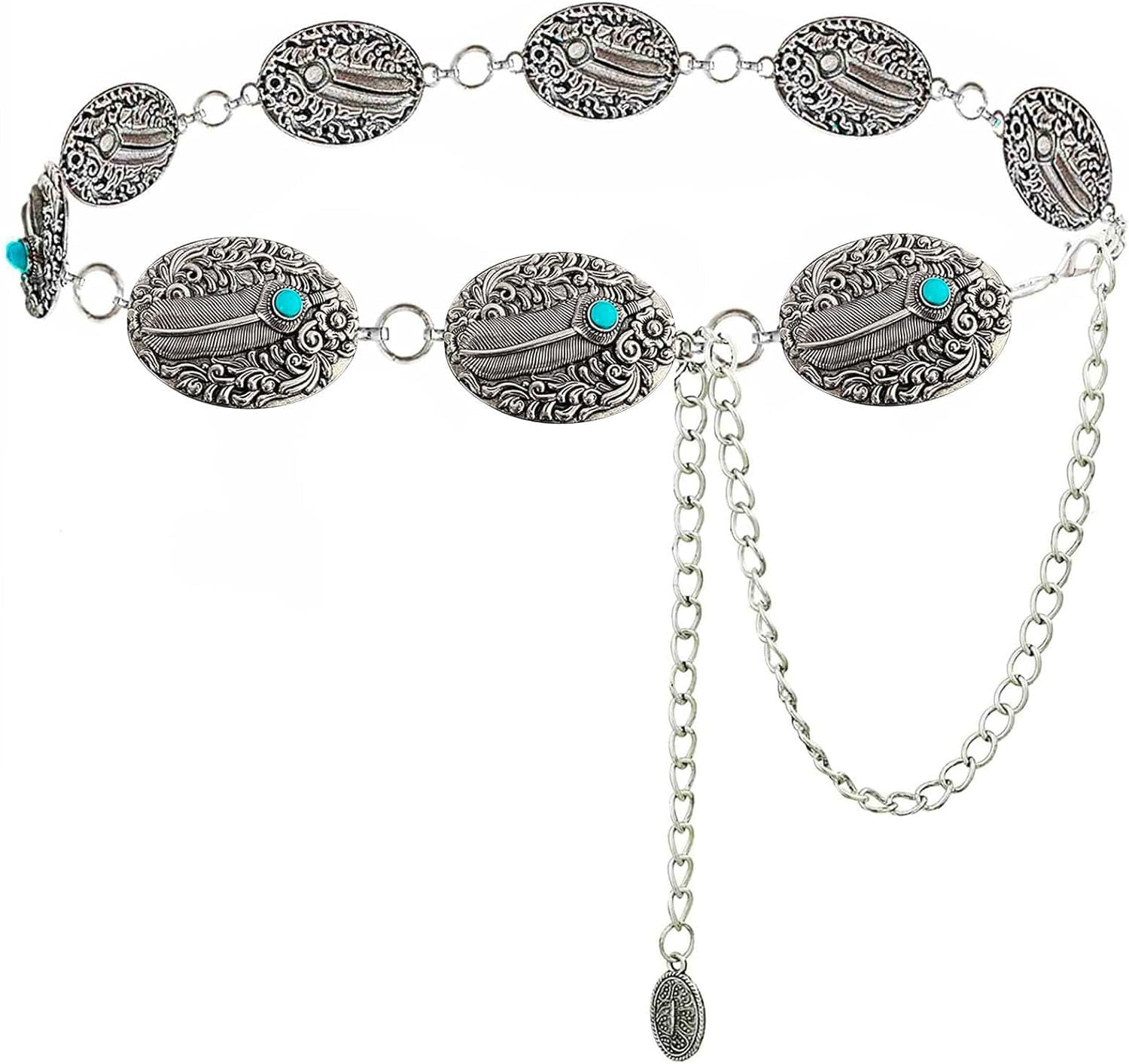 XIATIAN Metal Concho Belts for Women Western Cowgirl  display picture 3