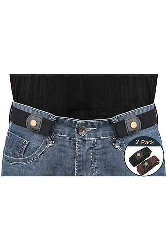 No Buckle Invisible Elastic Stretch Belt for Men/Women Fits waist 24-50in Father Day Gift