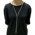 thumbnail image 1 of XIATIAN Punk Chain Choker O-Ring Pendant Necklace Long Multilayer Chunky Choker, 1 of 6