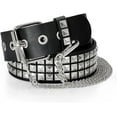 thumbnail image 1 of XIATIAN Studded Belt Metal Punk Rock Rivet Belts for Women/Men Punk Leather Belt Gothic Belt Accessories for Jeans Pants, 1 of 8