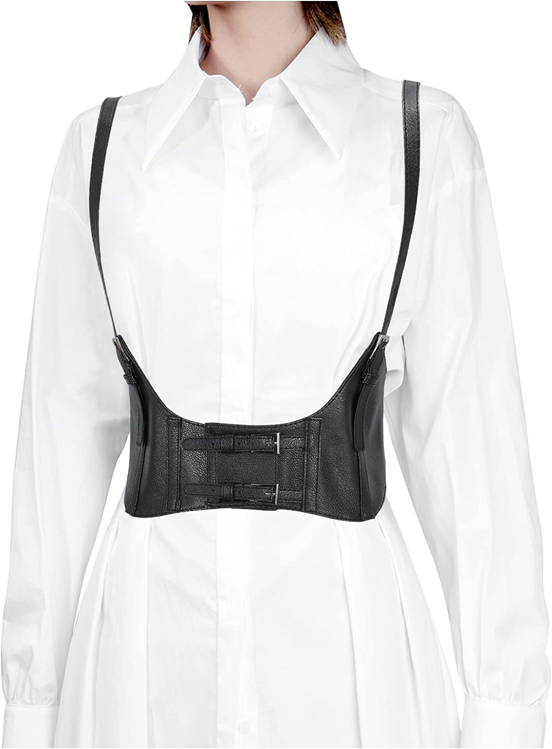 Women 's Corset Belt Tops Lace Up Waist Belt Strapless