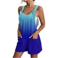 thumbnail image 1 of XIAfhje Rompers For Women 2024 Short Jumpsuits Overalls Dressy Casual Sleeveless Jumpsuit With Pocket Summer Casual Loose Comfy Rompers Vacation Outfits, 1 of 7