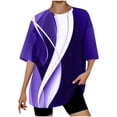 thumbnail image 1 of XIAfhje Tops for Women Trendy Oversized T Shirts Loose Fit Crewneck Short Sleeve Workout T Shirts Athletic Tops Summer Casual Blouse Y2K 2024 Basic Tee, 1 of 4