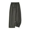 thumbnail image 1 of XIAfhje Wide Leg Trousers for Women Summer Casual Loose Drawstring Elastic High Waisted Straight Leg Pants Elegant Comfort Trousers Lounge Pants Joggers Sweatpants, 1 of 7