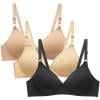thumbnail image 1 of XIAfhje Wireless Bras for Women Comfort Minimizer Breathable Cool Liftup Bra Soft Smoothing Bra Full Coverage No Underwire Support Everyday Bras (3Pc), 1 of 6