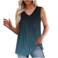 thumbnail image 1 of XIAfhje Womens Tank Tops Summer Tops 2024 Loose Sleeveless Tops V Neck Tank Tops Solid Color Casual Flowy Tank Tops Tunic Tops Tee Shirts, 1 of 6