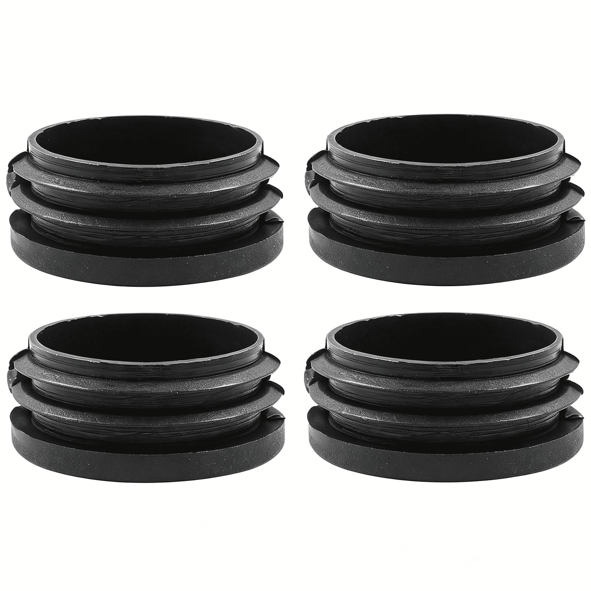 XIBUFE 1-3/4 Inch (45Mm) Black Round Plastic Hole Plugs, 4 Pack | Pipe ...