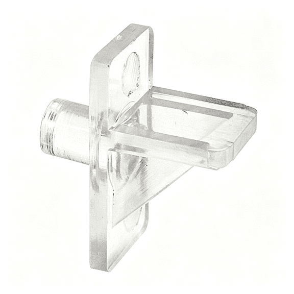 XIBUFE 1/4 In. Clear Plastic Shelf Support Peg (8 Pack)