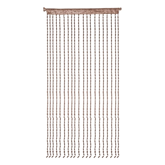 XIBUFE 1 Pc Bamboo and Wood Beaded Curtain for Doorway Handmade Natural Doorway Beads Bohemian Bamboo and Wooden Room Divider Hanging Boho Beaded Curtain,39.37X78.74 Inch,Beige