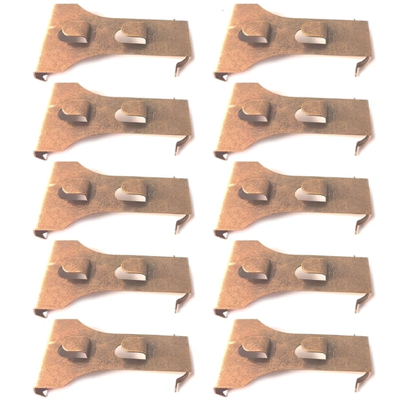 XIBUFE 10 Pcs Brick Hangers for Outdoor Decoration, Sturdy Iron Brick Clips for Hanging Lights, No Drill Wall Hooks for Garden, Patio, Porch, and Indoor Brick Surfaces