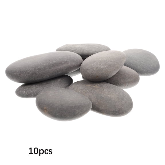 XIBUFE 10 Pcs Creative Painting Stone the Rock Stones for Drawing Craft Smooth Rocks Decorative Flat Painted Rocks to Paint Student