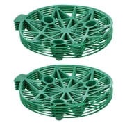 XIBUFE 10Pcs Melon Cradle Plastic Pumpkin Support Watermelon Holder Stand Trellis Squash Cradles Garden Supports for Cantaloupe Honeydew Pumpkin Green