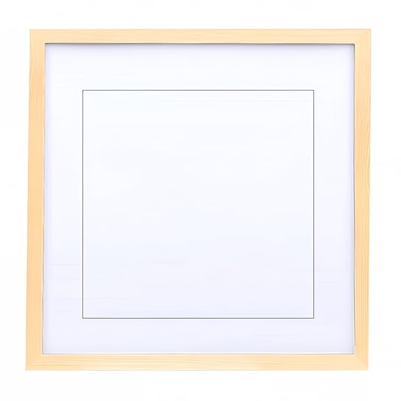 XIBUFE 10x10 Inch Wooden Picture Frame, Square Photo Frame with Clear Plexiglass for Wall or Tabletop Display