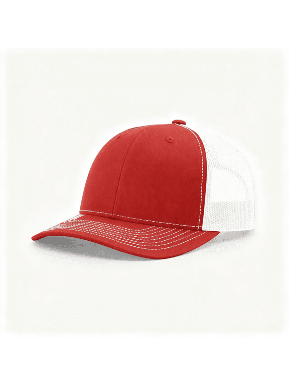 112 Trucker Hat - Premium Blank Baseball Cap, Adjustable Snapback Hat - Structured Six Panel Blank Hats blank trucker hats