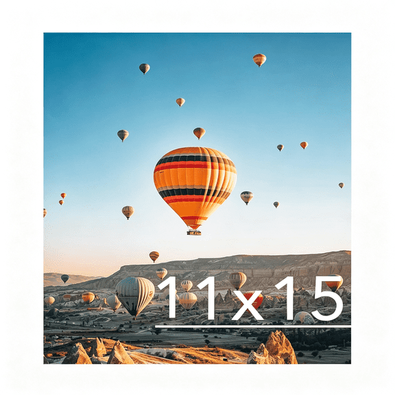 XIBUFE 11X15 Inch Picture Frame, Horizontal and Vertical Formats for Wall Hanging, 11 X 15 Wall Gallery Poster Photo Frame with Shatter Resistant Plexiglass, White