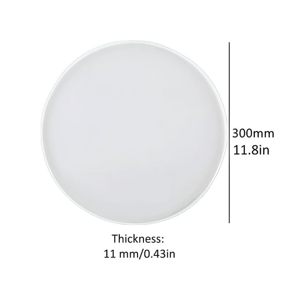 XIBUFE 12 Inch Large Round Silicone Resin Mold, Upgraded Deep Circle Epoxy Casting Tool for Home Wall Decor, Coasters & Desktop Crafts