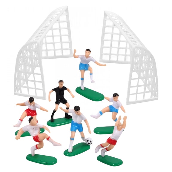XIBUFE 1Set Football Game Theme Cake Decor Unique Soccer Cake Topper for Decoration Football Cake Topper