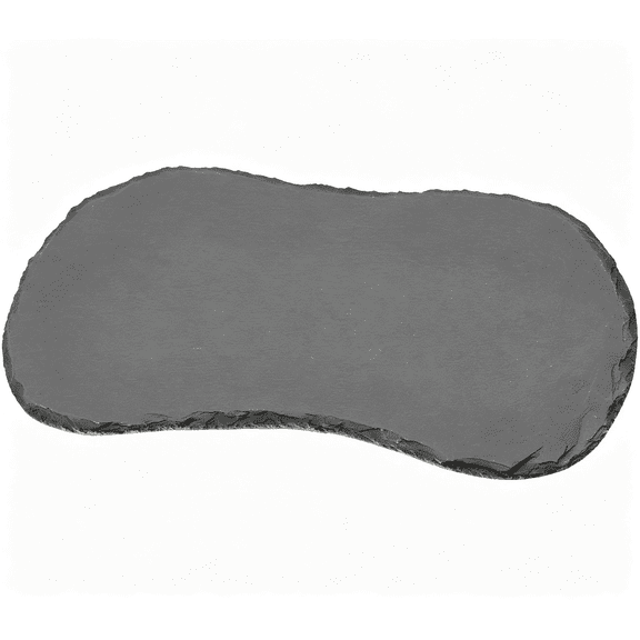 XIBUFE 2 Pack Reptile Basking Platform,11X5.5 Tortoise Slate Rocks Feeding Bathing Resting Slate Basking Platform for Bearded Dragon Turtle Lizard Gecko Chameleon Snake Frog