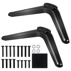 XIBUFE 2-Pack Universal Tv Leg Stands-Replacement Tabletop Mount for 26-65 Screens(Plastic Base with Vesa 200X200/400X400Mm)