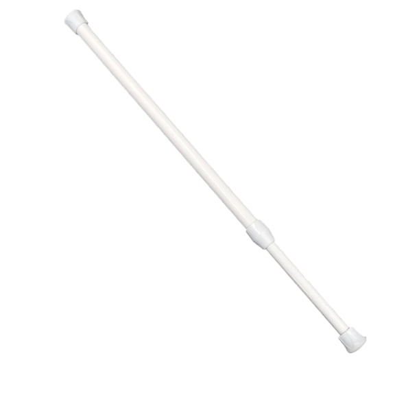 XIBUFE 2 Pcs Small Tension Rod 12-20 Inch Spring Rod,Tension Rod Spring Tension Rod,Small Tension Curtain Rod,Short Thin Tension Rods,Mini Tension Rods for Closet,Cabinets,Drawers,White
