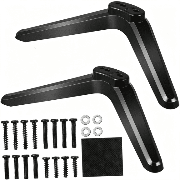 XIBUFE 2 Pcs Tv Base Bracket Movl Tv Stand Insignia Stand Legs Riser Dishwasher Mounting Bracket Television Stands Base Replacement Pedestal Stack Plastic Universal Tv Stand