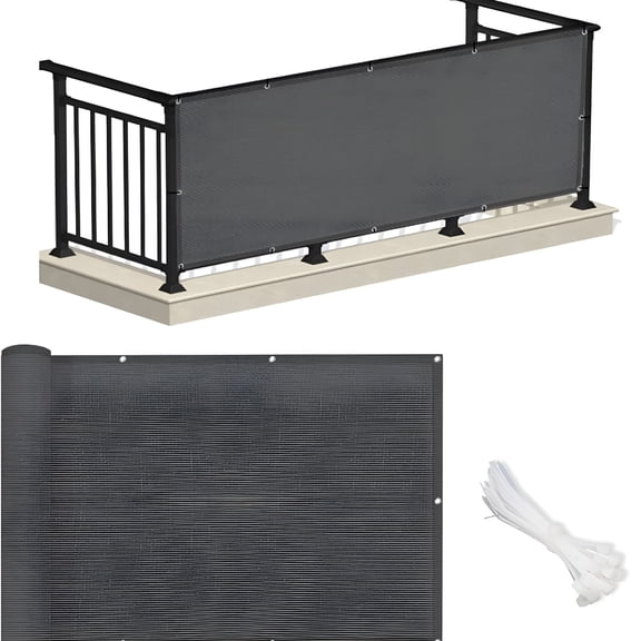 XIBUFE 2026 New 1 Set of Balcony Privacy Screen Patio Privacy Screen for Balcony Deck Privacy Screen Panel Shade Cloth for Outdoor Privacy Shade Garden Sunshade Cover for Balcony Cover for Apartments