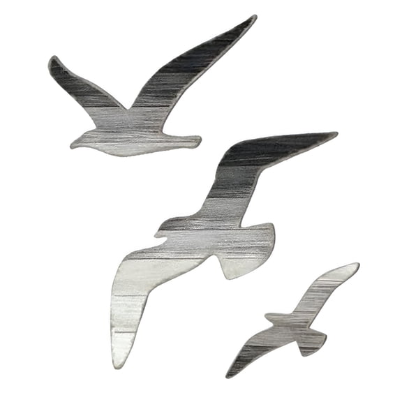 XIBUFE 2026 New 100 Day Money Saving Challenge! Wooden Seagull Decoration - Gray,Set of Wooden Seagull Decoration Marine Wall Art Seagull Beach Ornaments Beach Wood Wall Art 1Pc