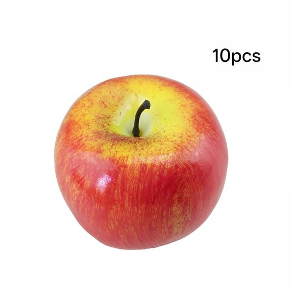 XIBUFE 2026 New 10Pcs Mini Simulation Super Small Apples Foam Plastic for Home House Kitchen Party Photography Decoration for Tabletop, Centerpiece, Crafts, Display, Diy, Red Apple