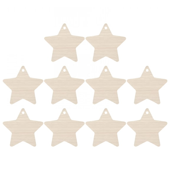 XIBUFE 2026 New 12-Pack Unpainted Wooden Christmas Tree Ornaments Diy Craft Kit | 2D Blanks for Family Painting Activities,Holiday Tradition Projects,And Personalized Home Decor Creation