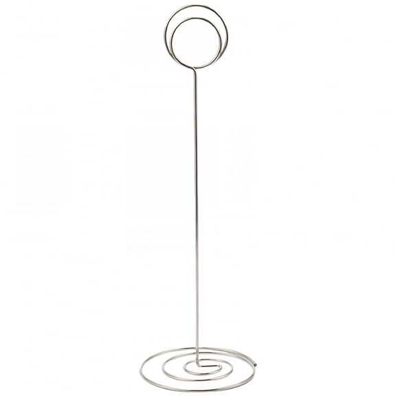 XIBUFE 2026 New 15 Pack 8.75 Inch Tall Table Number Holder,Place Card Picture Wire Photo Holder Clip,Menu Memo Note Stand for Weddings,Banquets