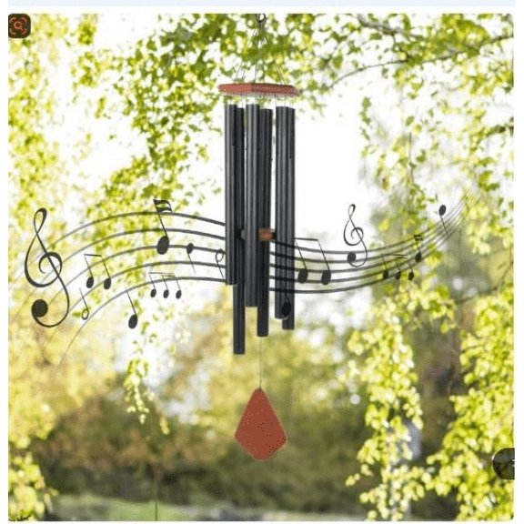 XIBUFE 2026 New 1Pc Vintage Aluminum Tube Design Wind Chimes,Clear and Melodious Sound Elegant Wind Chimes for Outside, Charming Windchimes Outdoors for A Relaxing Ambience