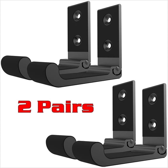 XIBUFE 2026 New 2 Pair Gun Rack Wall Mount Rifle Hook,Gun Holder Installed on Wall,Safe,Shelf for Rifles,Shotguns,Home Storage,Garage,Hunting Gear,Gun Rooms