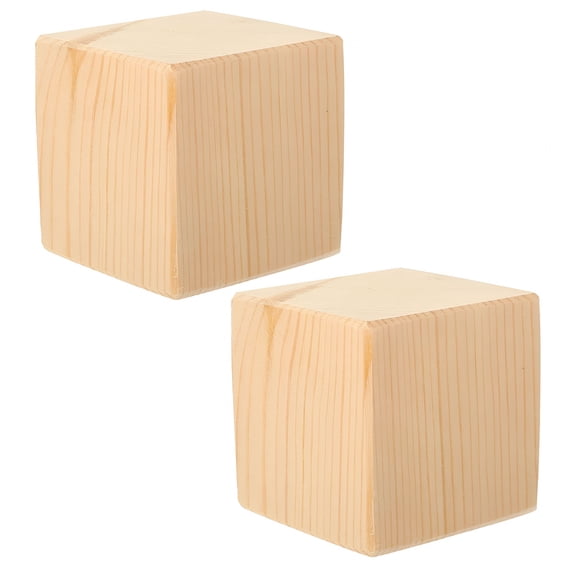 XIBUFE 2026 New 2 Pcs Furniture Height Increase Blocks Bed Legs Wooden Riser Chair Table Risers for Bed,Chair,Table,Sofa,Desk