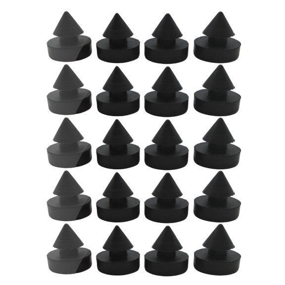 XIBUFE 2026 New 20Pcs Heavy Duty Rubber Door Stopper Security Wedge for Metal Door Prevent Door From Slamming Door Stop Silencers for Wall
