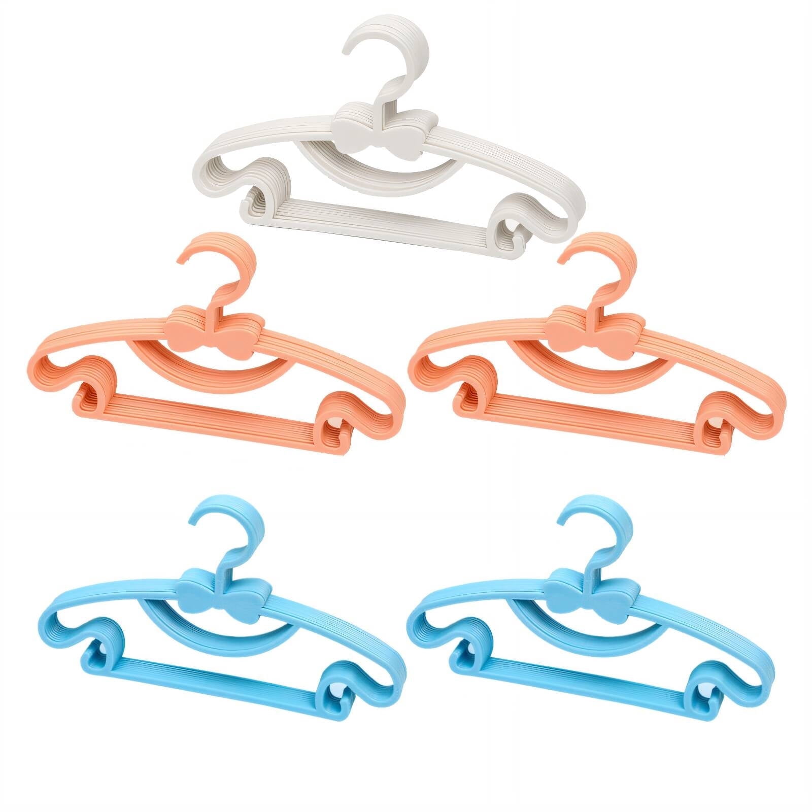 XIBUFE 2026 New 25 Pcs Baby Hangers A Sturdy Solution for Organizing Baby Clothes Without Compromising on Style Hangers for Nursery Closet Storage Home Use Travel S1