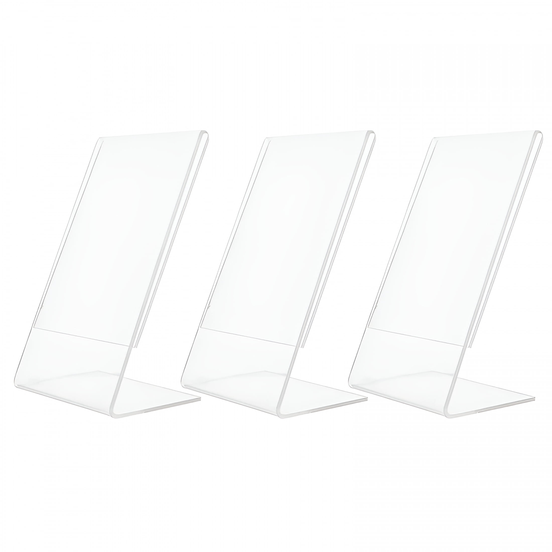 XIBUFE 2026 New 3 Pcs Photo Frame Acrylic Frame Reminder Frames 8X10 Wedding Photo Display Shelves Office Work Wedding P