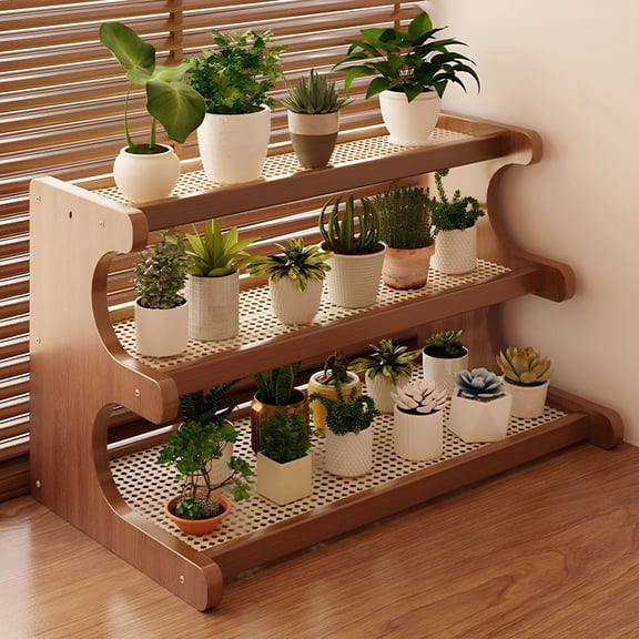 XIBUFE 2026 New Wooden Mug Rack 3-Tier Countertop Coffee Cup Holder Space-Saving Mug Organizer with Transparent Base Modern Stepped Display Shelf 12.2X11.8X7.87In Brown,Multifunctional
