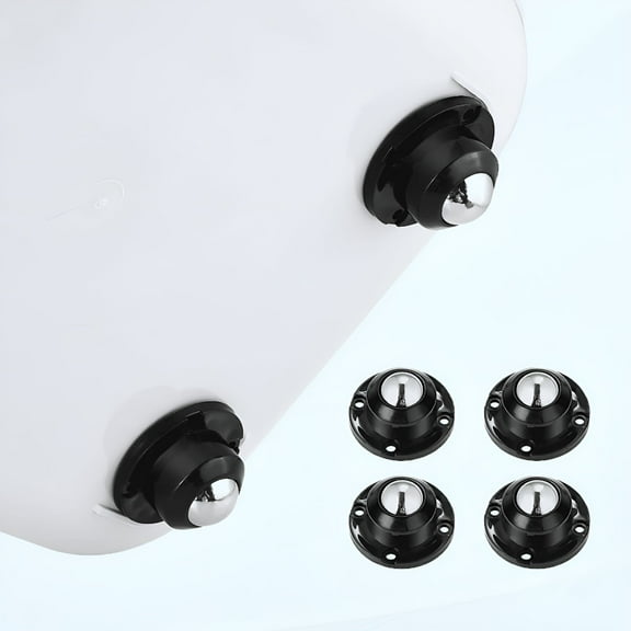XIBUFE 2026 New 360 Rotation Without Blind Angle Swivel Small Caster Wheels-Set of 4 Mini Wheels for Easy Movement and Maneuverability on Any Surface for Chair, Cart, Furniture, Cabinet, Workstation