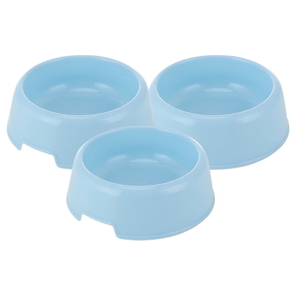 XIBUFE 2026 New 3Pcs Cat Food Bowl,Raised Dog Bowl,Cat Water Bowl,For Indoor Feeding,Home Use,Multi Pets,Blue,5.475.471.81In