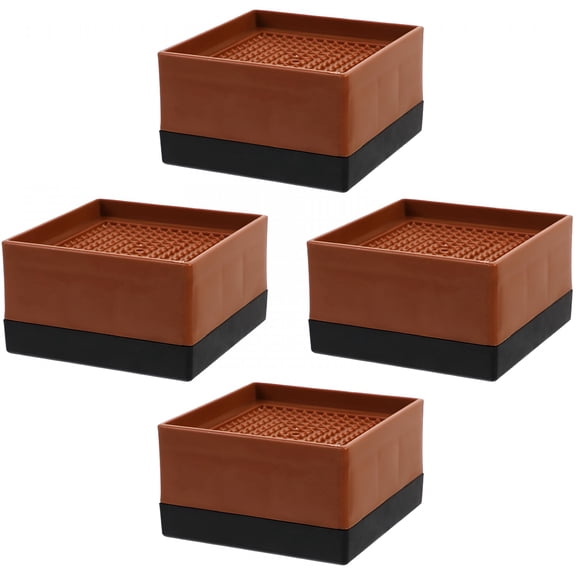 XIBUFE 2026 New 4 Pcs Furniture Mat Sofa Bed Risers Heavy Duty Raisers Blocks Leg Legs Table Lift Mattress Bed Lifts Risers