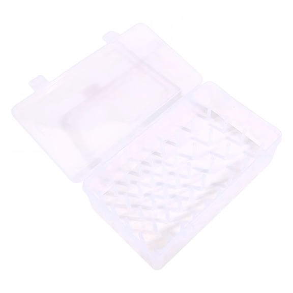 XIBUFE 2026 New 42 Spools Sewing Thread Box Storage,Clear Plastic Thread Spools Holder,Embroidery Organizer Bobbins Storage Case,Portable Craft Organizer for Embroidery Quilting&Sewing Threads(White)