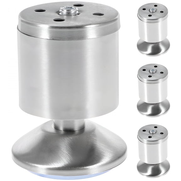 XIBUFE 2026 New 4Pcs Household Adjustable Height Metal Furniture Legs Tv Cabinet Support Legs Sofa Foot Table Base Furniture Bed Riser for Sofa, Table, Cabinet, Bed, Bookshelf (Solid Steel)