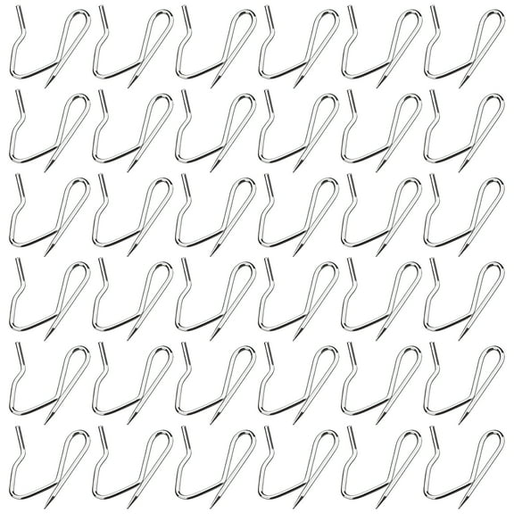 XIBUFE 2026 New 58Pcs Curtain Hooks Curtain Hook Pin Stainless Steel Pin-On Drapery Hooks for Home for Drapes, Windows, Shower, Closet, Room Decor