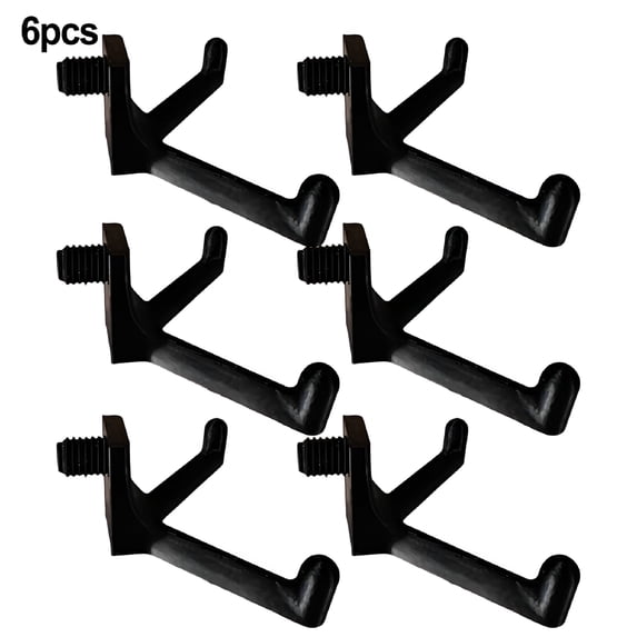 XIBUFE 2026 New 6Pcs Shed Hooks: Easy Installation for A Tidy & Organized Storage Space for Tools, Gardening Equipment, Hoses, Ladders, Bicycles, Outdoor Gear, Garage Organization