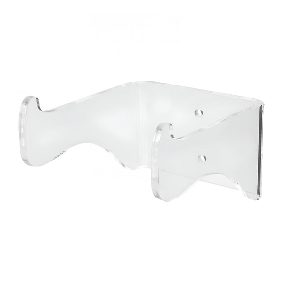 XIBUFE 2026 New Acrylic Guitar Wall Hanger Rack Set,Ukulele and Bass Wall Mount Display Holder for String Instruments for Home,Studio,Music Room,Wall Storage,Guitar Organization.
