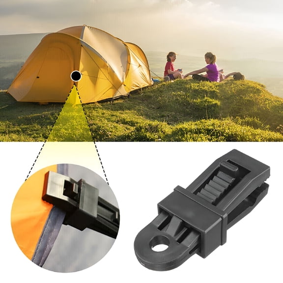 XIBUFE 2026 New Adjustable Heavy Duty Lock Grip for Tarp & Shade Cloth for Outdoor, Garden, Camping, Diy, Plastic Clips
